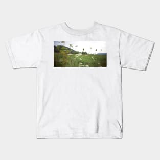 Queen Anne's Lace - Lomo Belair Photograph Kids T-Shirt